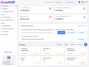 Link và mã giới thiệu